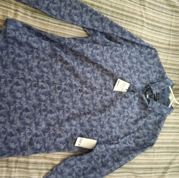 New! Bar lll Slim fit long sleeve shirt Medium - Picture 5 of 5